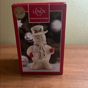 Lenox White Snowman Figurine